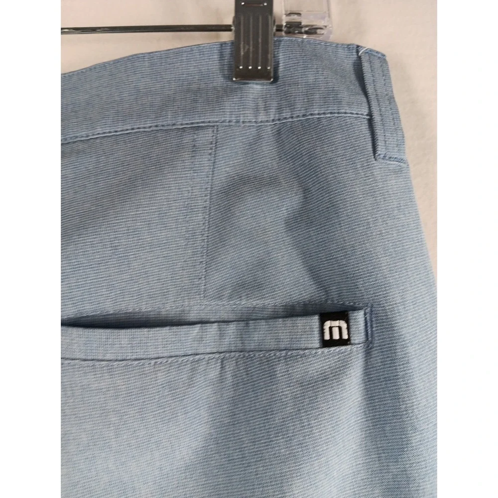 Travis Mathew Mens 32x9 Shorts Performance‎ Golf Chino Stretch Blue